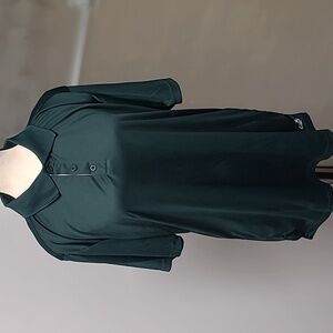 ACX Size L Forest Green Polo T-Shirt